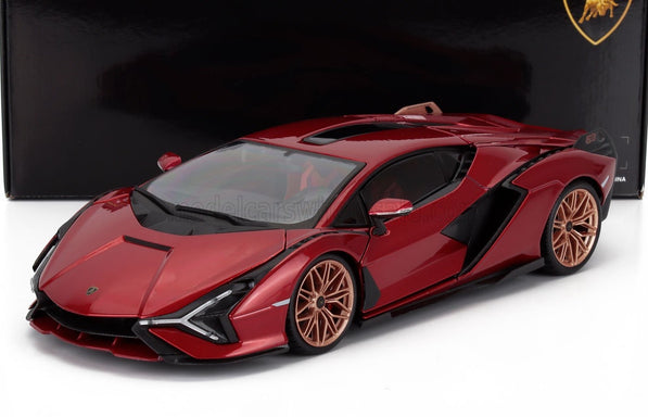 Lamborghini Sian Rød 1:18