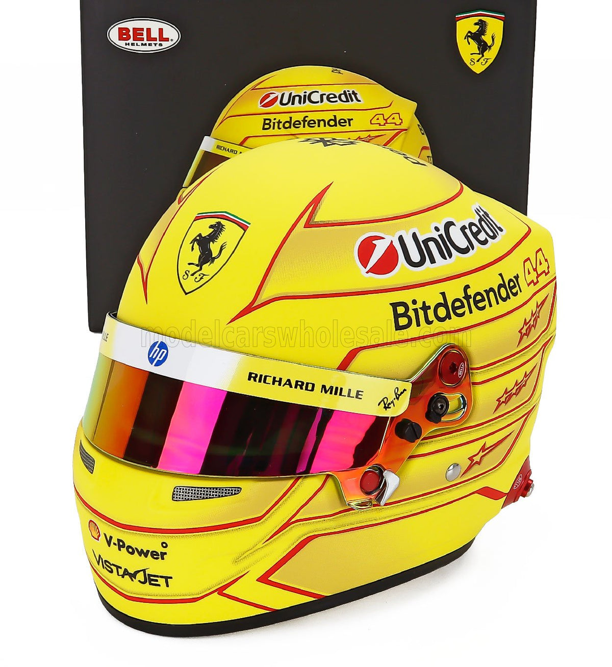Ferrari Lewis Hamilton hjelm 1/2