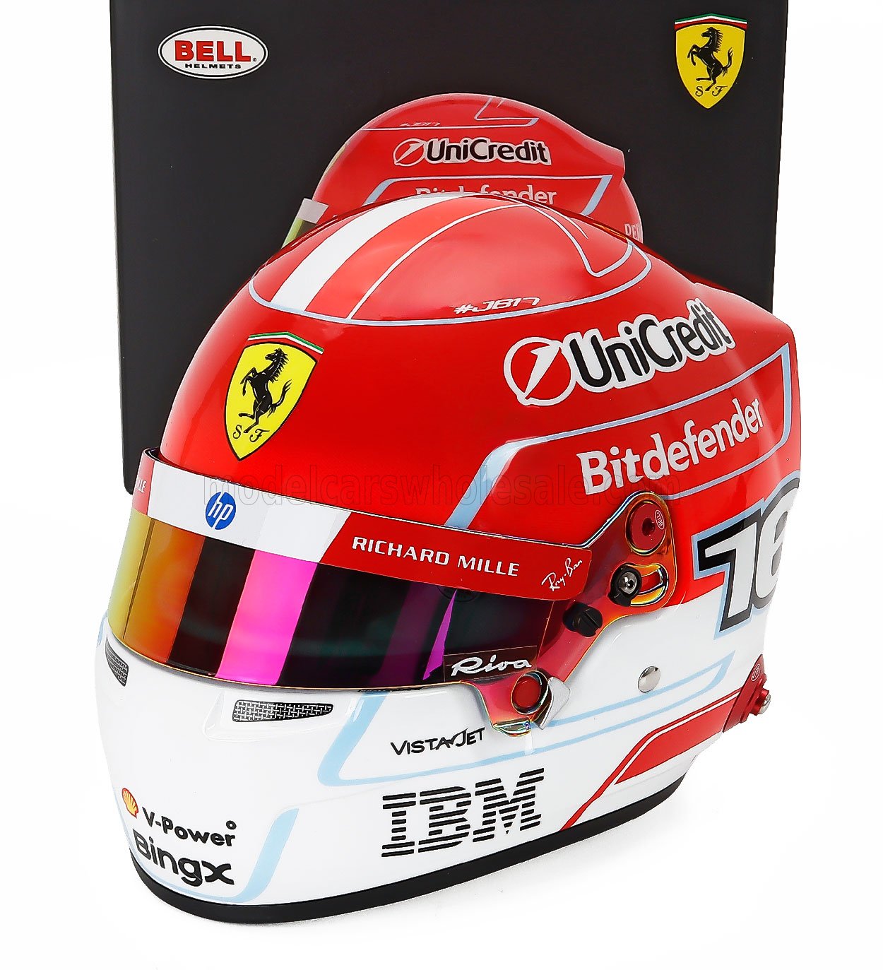 Ferrari Charles Leclerc hjelm 1/2