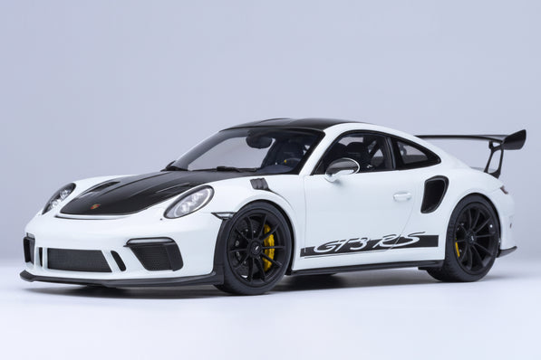 Porsche GT3 RS 911 991.2 Hvit Weissach Package 1:18