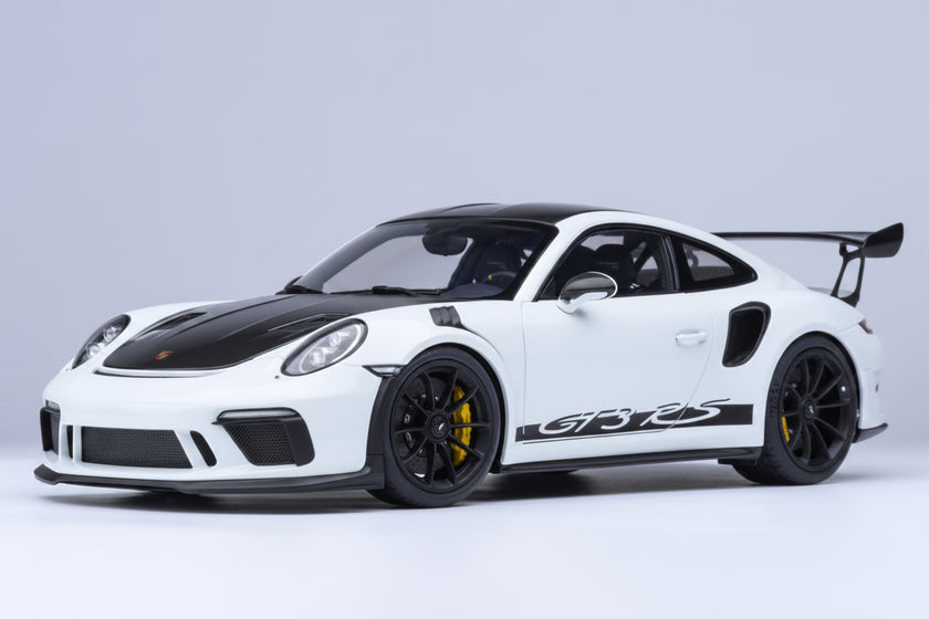 Porsche GT3 RS 911 991.2 Hvit Weissach Package 1:18