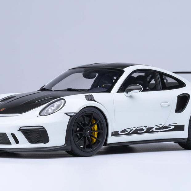 Porsche GT3 RS 911 991.2 Hvit Weissach Package 1:18