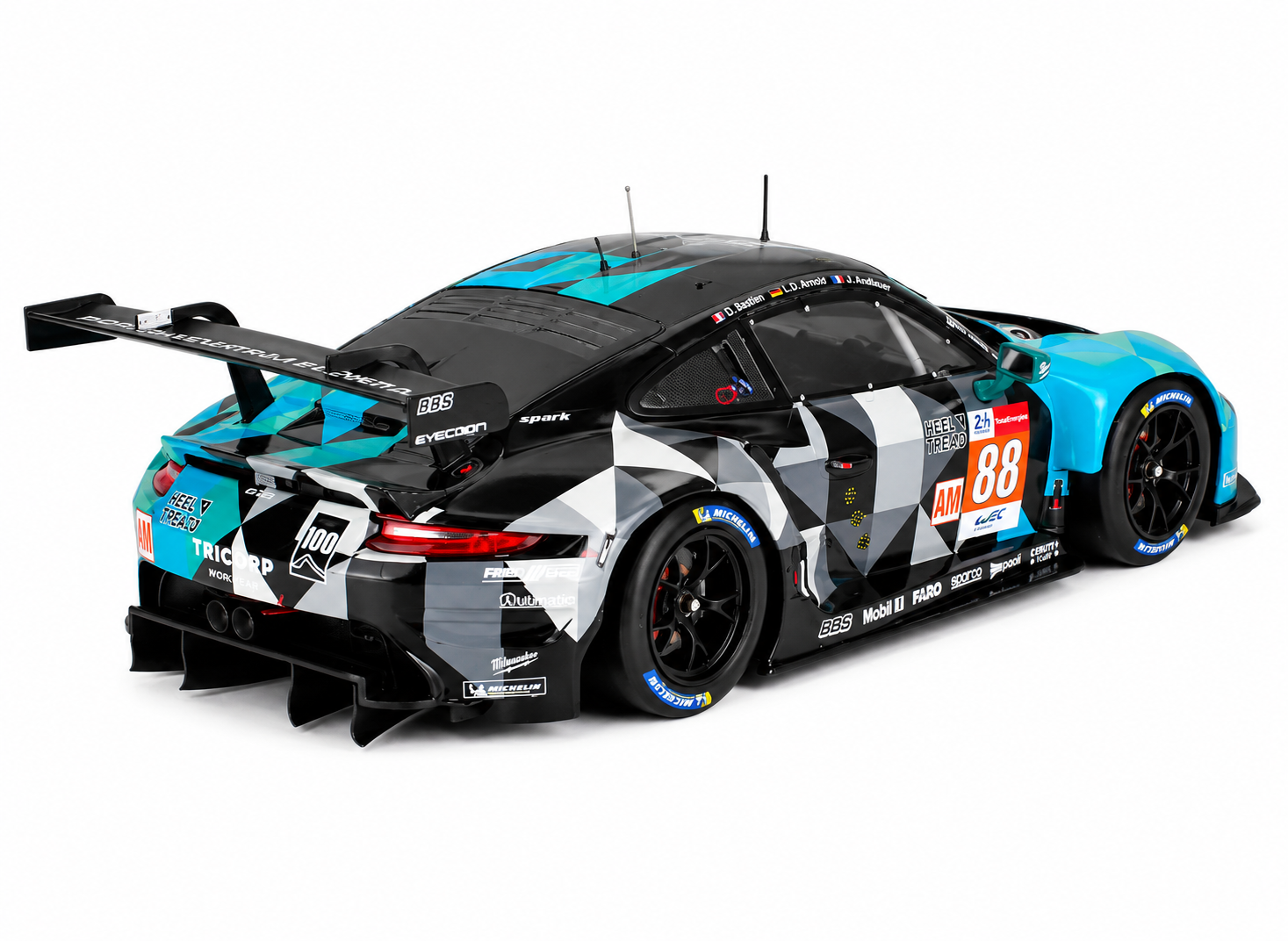 Porsche 911 991-2 4.2L RSR-19 TEAM DEMPSEY PROTON RACING N88 1:18