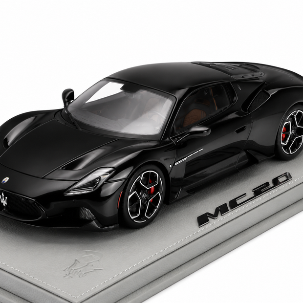 Maserati MC20 Sort - Modellbil 1:18