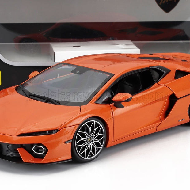 Lamborghini Temerario Oransje - Modellbil 1:18