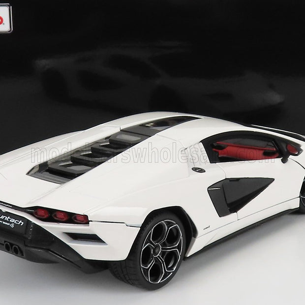 Lamborghini Countach LPi 800-4 2021 Hvit - Modellbil 1:18
