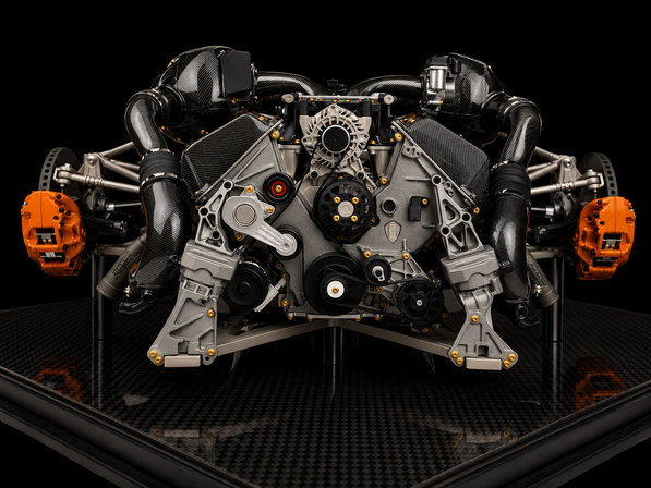 Koenigsegg Jeske Engine 1:6