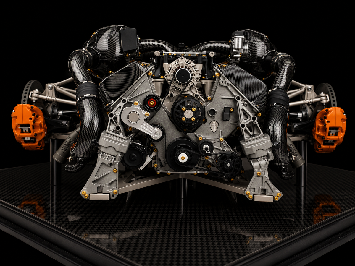 Koenigsegg Jeske Engine 1:6