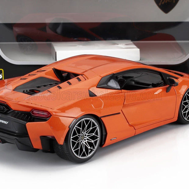 Lamborghini Temerario Oransje - Modellbil 1:18