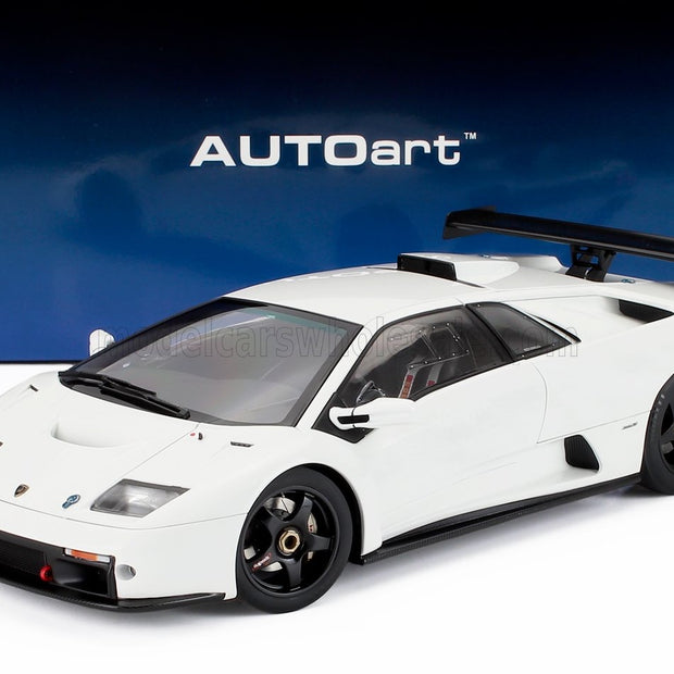 Lamborghini Diablo GTR 1999 Hvit - Modellbil 1:18